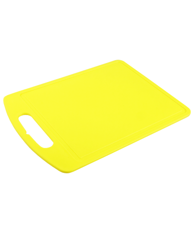 Deska kuchenna z uchwytem 30x20 cm żółta-LAMELA