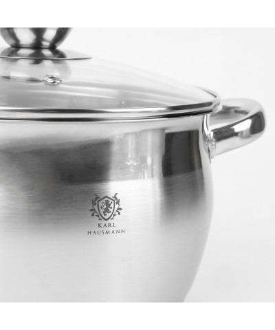 Komplet garnków ze stali nierdzewnej LIMFA 6-częściowy Karl HAUSMANN - 2