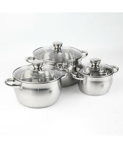 Komplet garnków ze stali nierdzewnej LIMFA 6-częściowy Karl HAUSMANN - 3