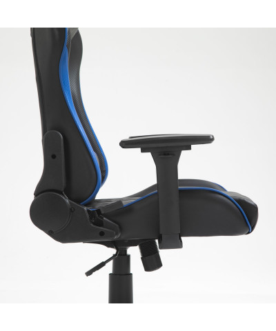 Fotel gamingowy gracza krzesło obrotowe KRAKEN HELIOS czarno-niebieski