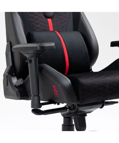 Fotel gamingowy gracza krzesło obrotowe KRAKEN APOLLO czarno-czerwony