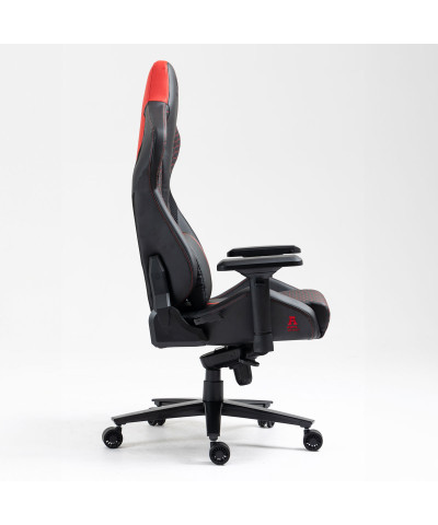 Fotel gamingowy gracza krzesło obrotowe KRAKEN APOLLO ekoskóra czarno-czerwony