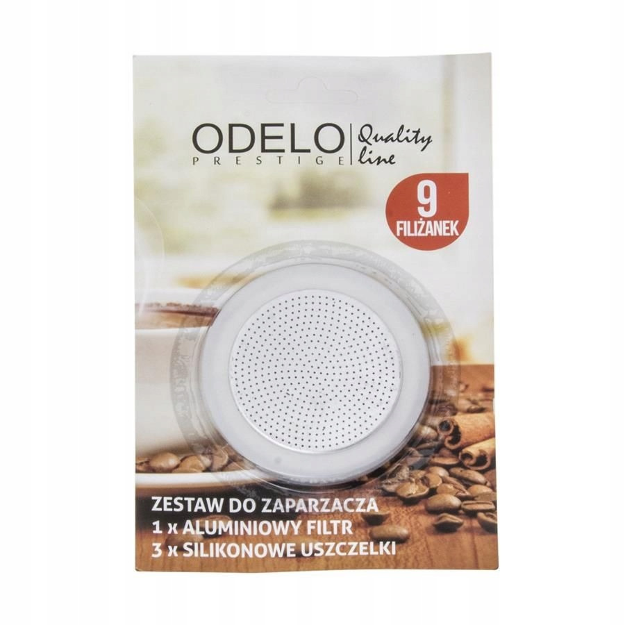 Kpl. 3 uszczelek do kawiarki na 9 filiżanek z sitkiem