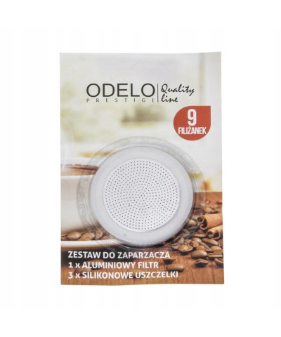 Kpl. 3 uszczelek do kawiarki na 9 filiżanek z sitkiem