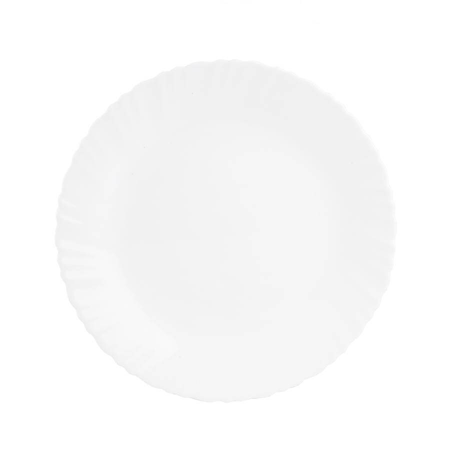 Talerz płaski Carbo biały 25 cm-PRYMUS AGD