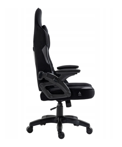 Fotel gamingowy gracza krzesło obrotowe KRAKEN HELIOS CZARNO-SZARY