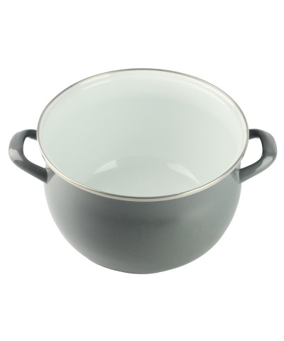 Garnek emaliowany szary HELENA 5,5L