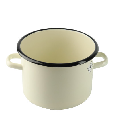 Garnek emaliowany Beżowy 3l
