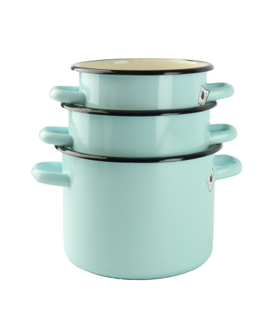 Garnek emaliowany Turkusowy 4,5l