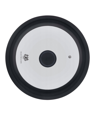 Pokrywa szklana z silikonowym rantem uniwersalna 18/20/22 cm