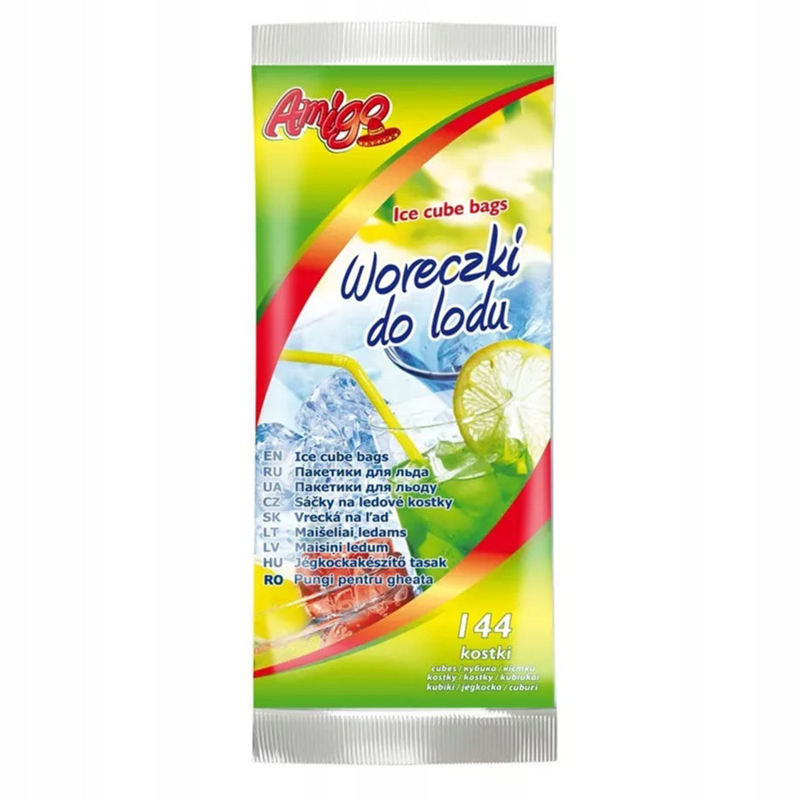 Woreczki do lodu AMIGO 144 kostek