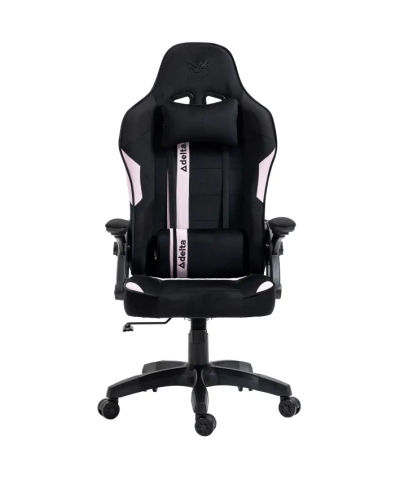 Fotel gamingowy gracza krzesło obrotowe KRAKEN JUPITER czarno różowy