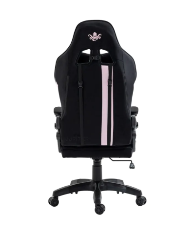 Fotel gamingowy gracza krzesło obrotowe KRAKEN JUPITER czarno różowy