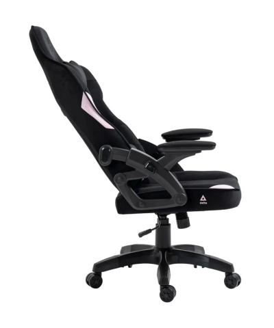 Fotel gamingowy gracza krzesło obrotowe KRAKEN JUPITER czarno różowy