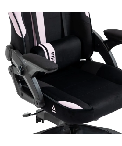 Fotel gamingowy gracza krzesło obrotowe KRAKEN JUPITER czarno różowy