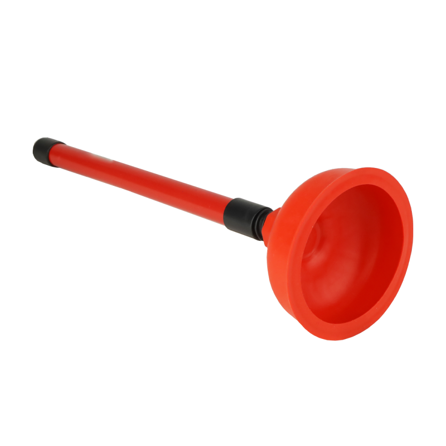 Przepychacz kanalizacyjny z przyssawką gumową