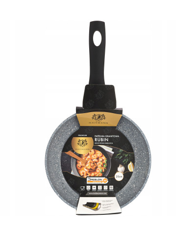 Patelnia granitowa NON-STICK Rubin 20cm