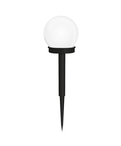 Lampa Solarna LED biała kula 10cm