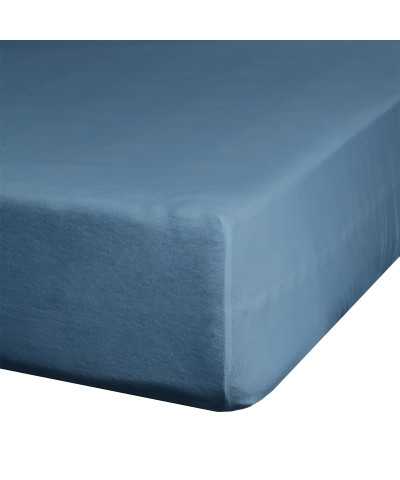 Prześcieradło z gumką granatowe NOVA3 220 x 200 cm