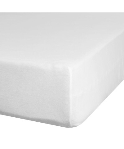 Prześcieradło z gumką białe NOVA3 220 x 200 cm