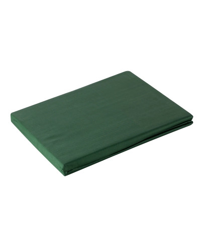 Prześcieradło bez gumki butelkowa zieleń NOVA3 160 x 210 cm