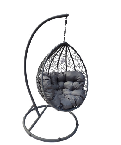 Fotel wiszący wolnostojący kokon 130 kg XXL VIKING