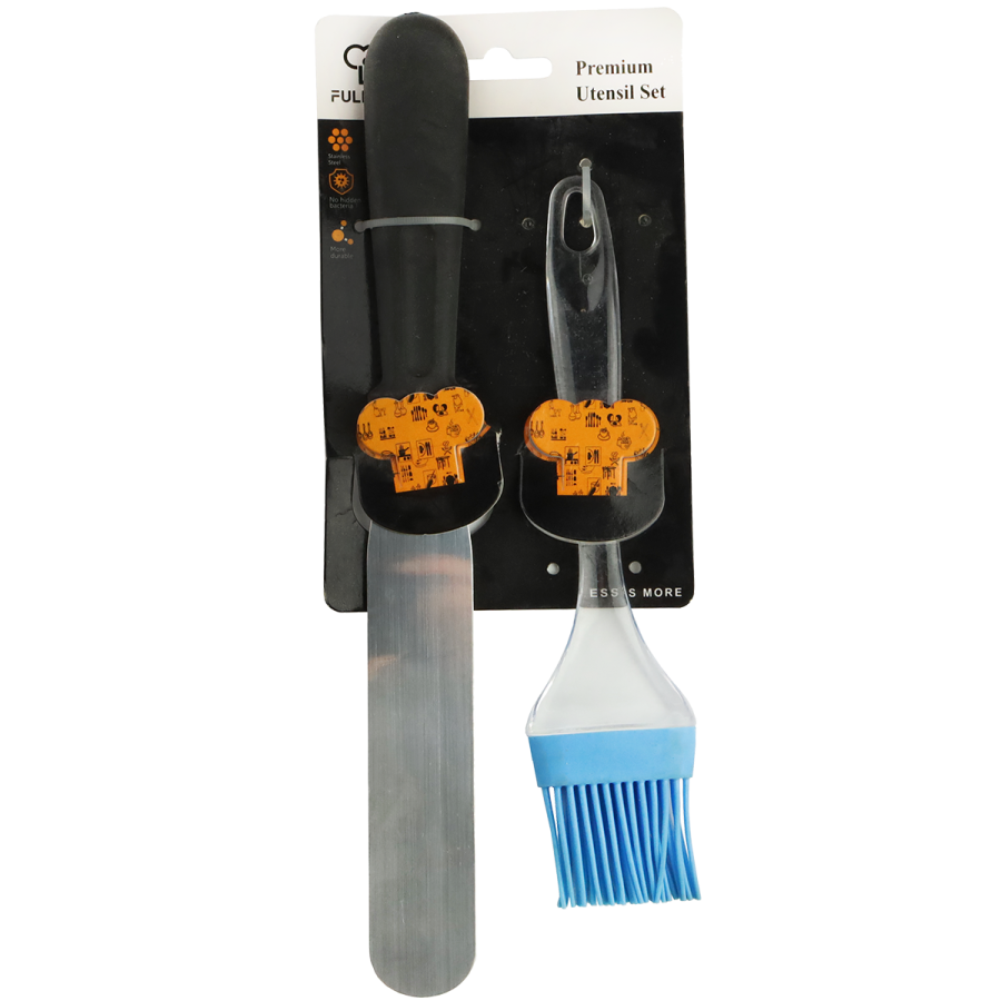 Komplet szpatułka i pędzelek do ciasta