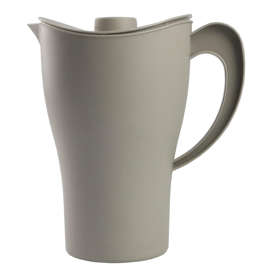 Dzbanek z pokrywką beżowy 2l