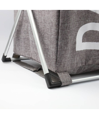 Kosz na pranie 2 komory 59x38x57 cm