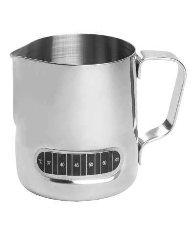 Mlecznik ze stali nierdzewnej z termometrem 1000 ml