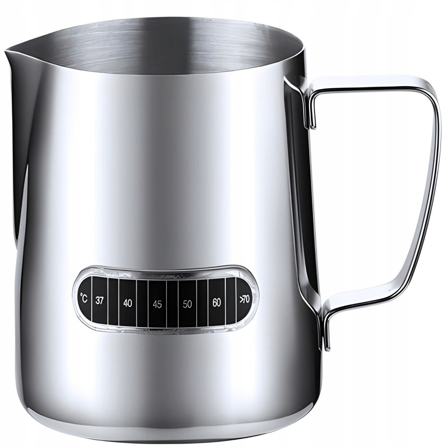 Mlecznik ze stali nierdzewnej z termometrem  550 ml