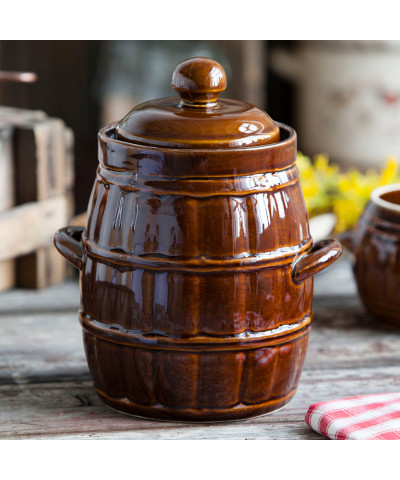 Beczka kamionka do kiszenia ogórków kapusty 3.2L