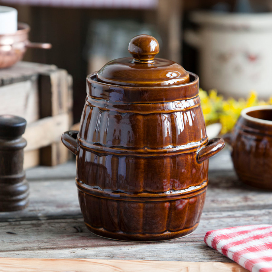 Beczka kamionka do kiszenia ogórków kapusty 3.2L