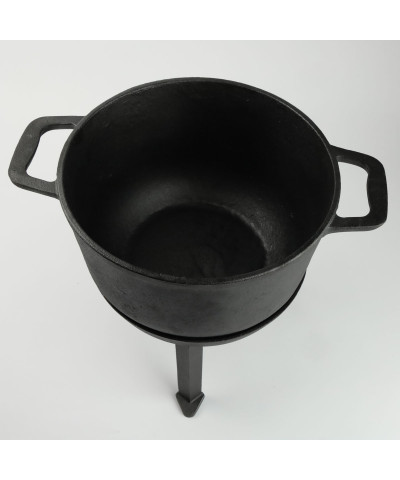 Kociołek żeliwny myśliwski 3w1 EMALIA RYBNIK 8l-Emalia Rybnik