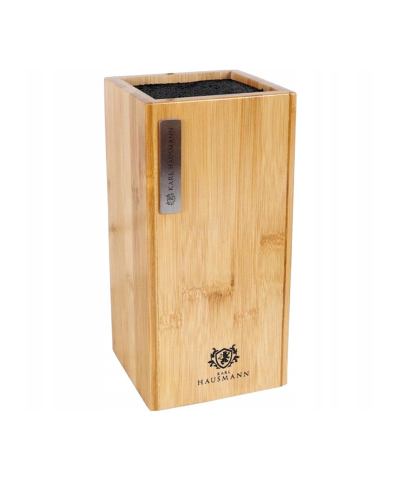 Bambusowy blok na noże kuchenne 10,8x10,8x23 cm