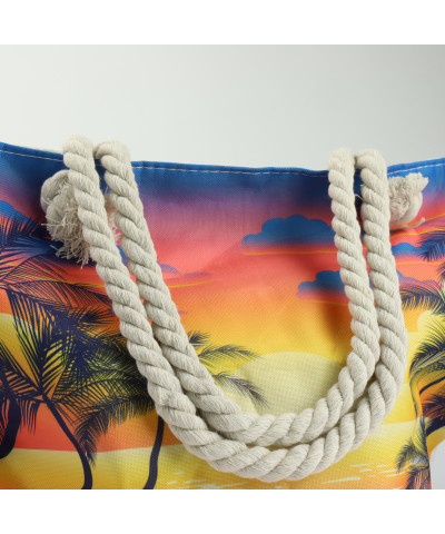 Torba plażowa 42x32x10  Mix kolorystyczny