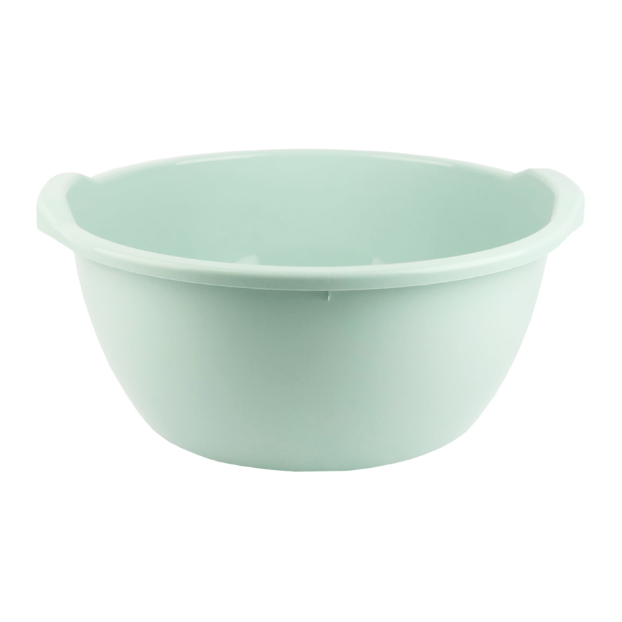 Miska plastikowa z uchwytami zielona 44l