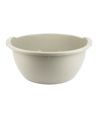 Miska plastikowa z uchwytami beżowa 24l