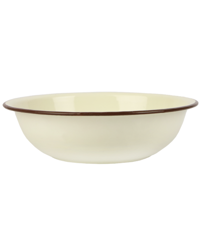 Miska emaliowana tradycyjna Kwiaty 22cm