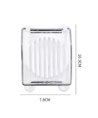 Krajacz do jajek  prostokątny biały