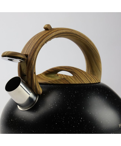 Czajnik ze stali nierdzewnejczarny 3l