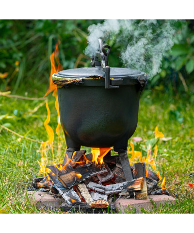 Kociołek żeliwny myśliwski EMALIA RYBNIK 10l