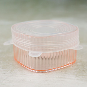 Komplet pokrywek silikonowych 6 szt 