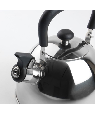 Czajnik z Gwizdkiem ze Stali Nierdzewnej 2l srebrny