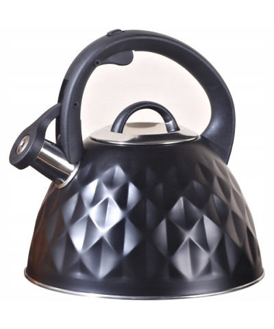 Czajnik stalowy Doha CZARNY 3l