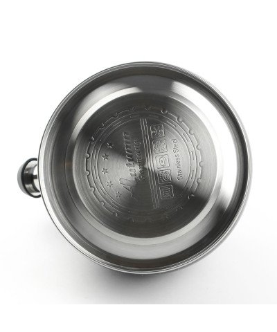 Czajnik z Gwizdkiem ze Stali Nierdzewnej 3L szary