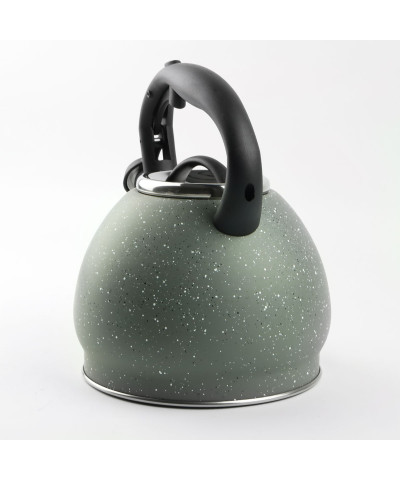 Czajnik z Gwizdkiem ze Stali Nierdzewnej 3L szary