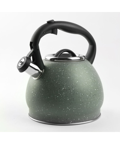 Czajnik z Gwizdkiem ze Stali Nierdzewnej 3L szary