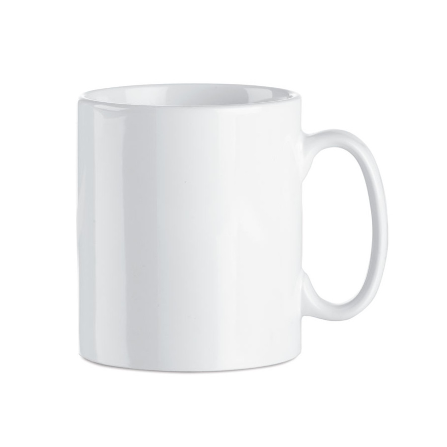 Kubek ceramiczny do sublimacji biały 300 ml