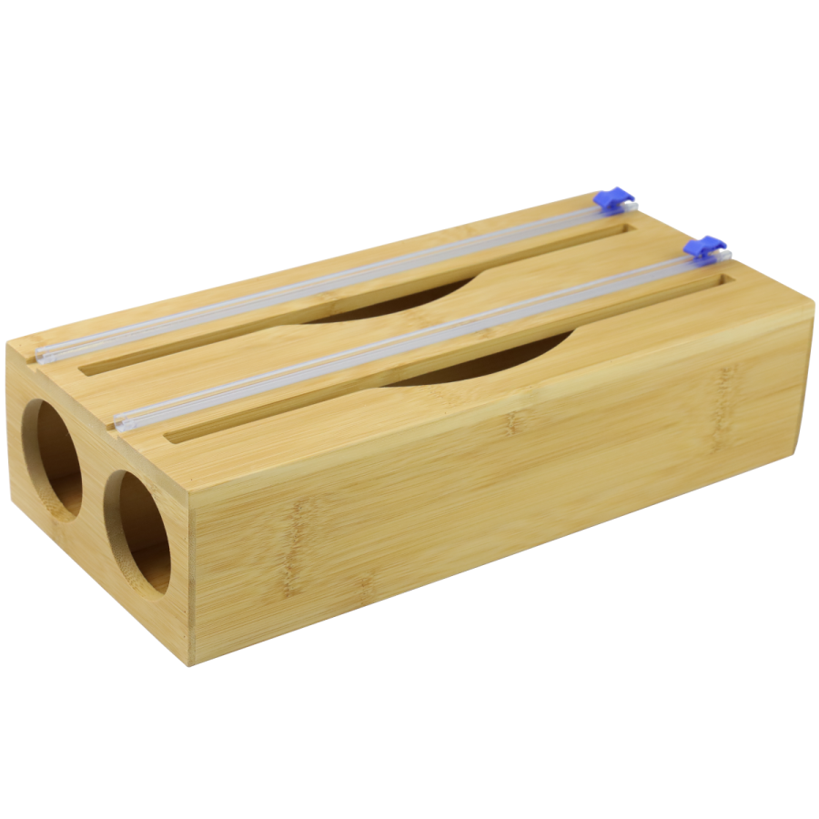 Bambusowy dozownik folii 32x14,5x8cm